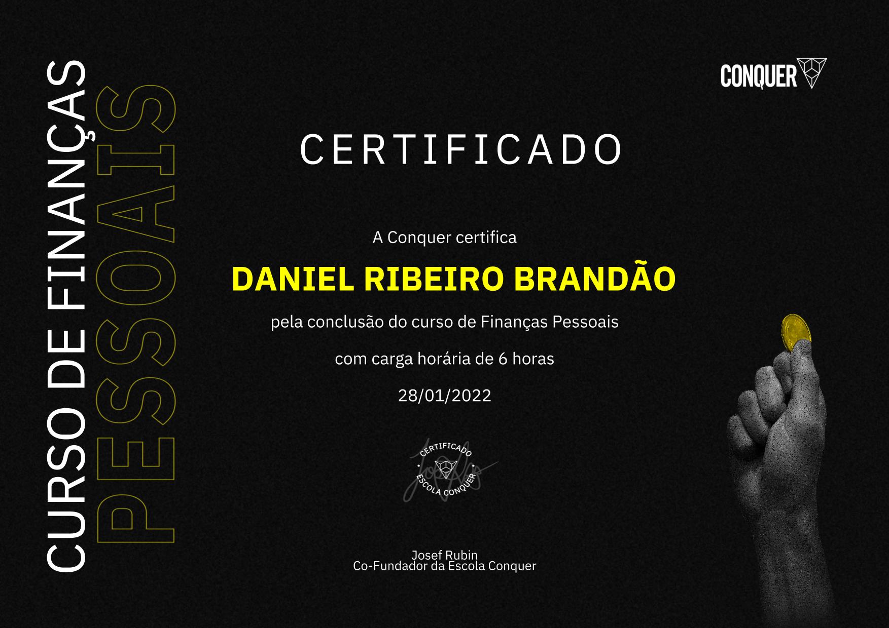Certificado de Finanças Pessoais